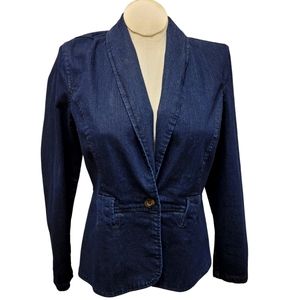 A-Line brand denim blazer